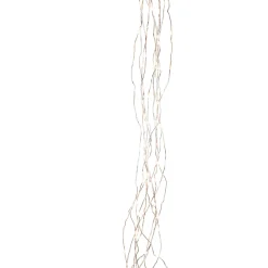 Gerson International 6 Foot Long Warm White Micro Led Light String, Remote Function