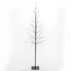 Gerson International 7 Foot Tall Brown Glowing Lighted Tree, Micro Leds