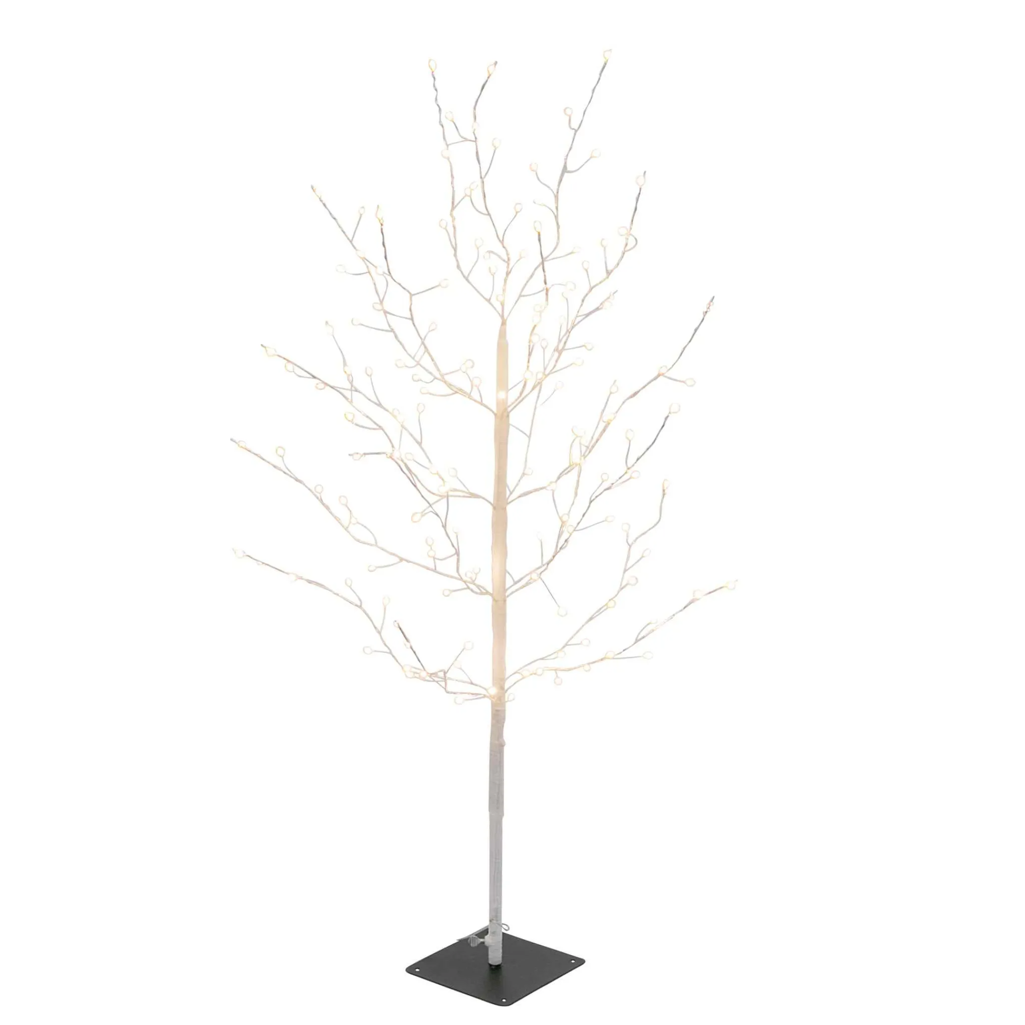 Gerson International 4 Foot Tall Pre Lit Tree, 150 Warm White Micro Leds