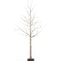Gerson International 6 Foot Tall Prelit Birch Tree, Warm White Leds