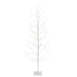 Gerson International 6 Ft Tall Birch Tree With 588 Leds, Multifunction Adapter
