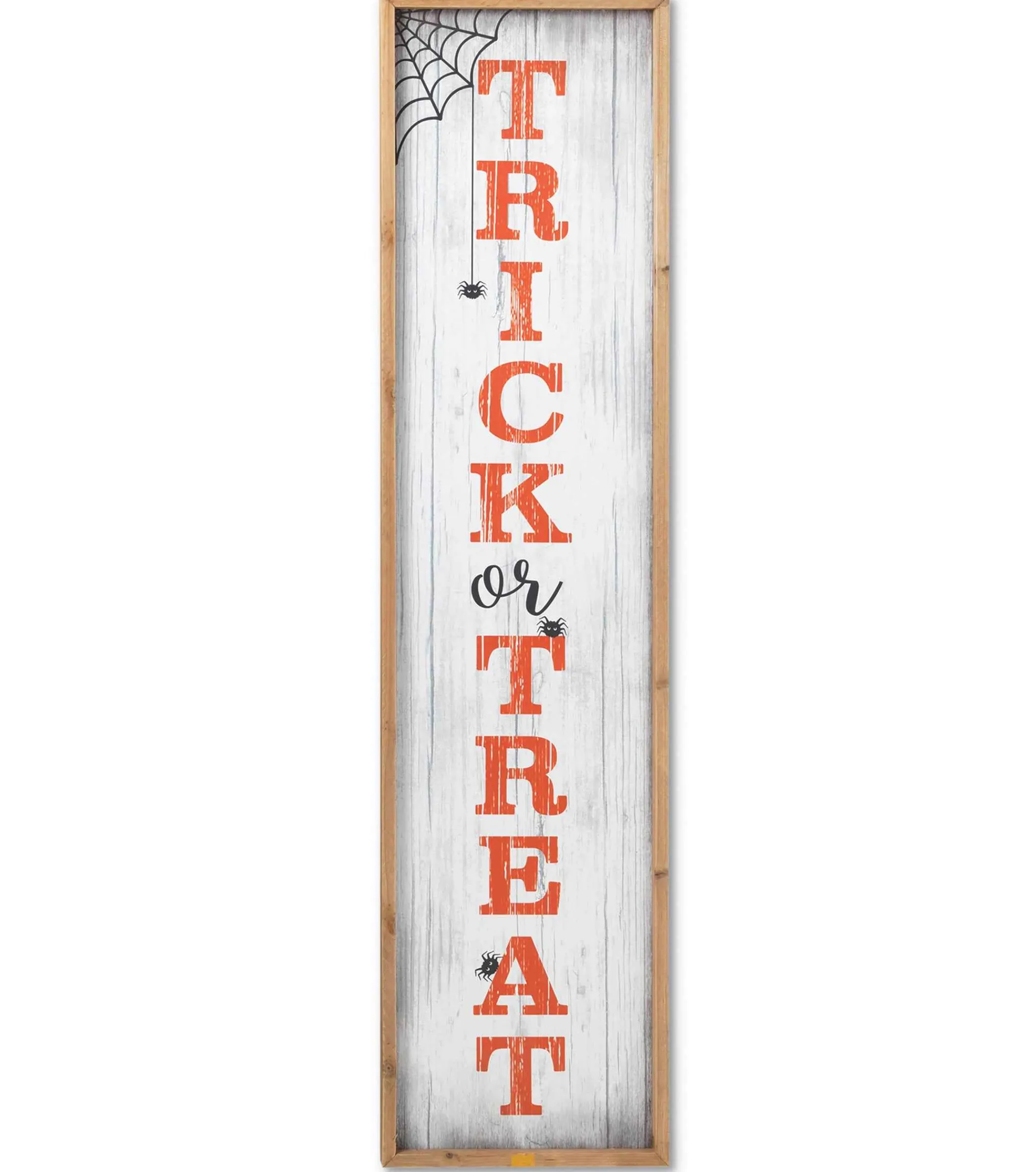 Gerson International 4 Ft Tall Trick Or Treat Halloween Porch Sign, Outdoor Decor