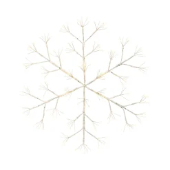 Gerson International 20 In Firecracker Led Snowflake, Outdoor Holiday Decor
