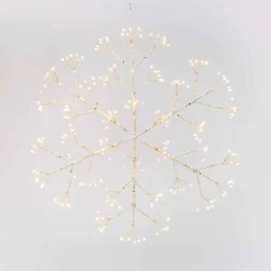 Gerson International 20 In Firecracker Led Snowflake, Outdoor Holiday Decor