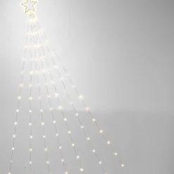Gerson International 5-In D Electric Shooting Star With 30 Warm White Led Lights & Seven 7' Tails With 21 Led Lights