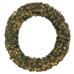 Puleo International 60In Kentucky Pine Green Wreath With 780 Tips & 600 Clear Lights #114-Kngg-60Wc6
