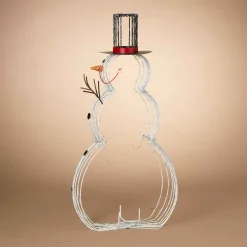 Gerson International Jolly Wire Led Snowman, Christmas Holiday Outdoor Yard Decor