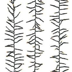 Kurt Adler Cul 1000-Light 33-Foot Cluster Light Set With Classic White 3Mm Led Bulbs
