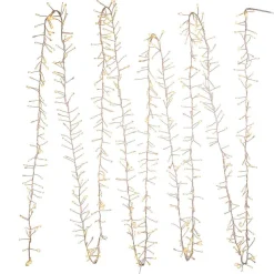 Kurt Adler 24-Foot 720-Light Warm White Twinkle Led Fairy Cluster Garland