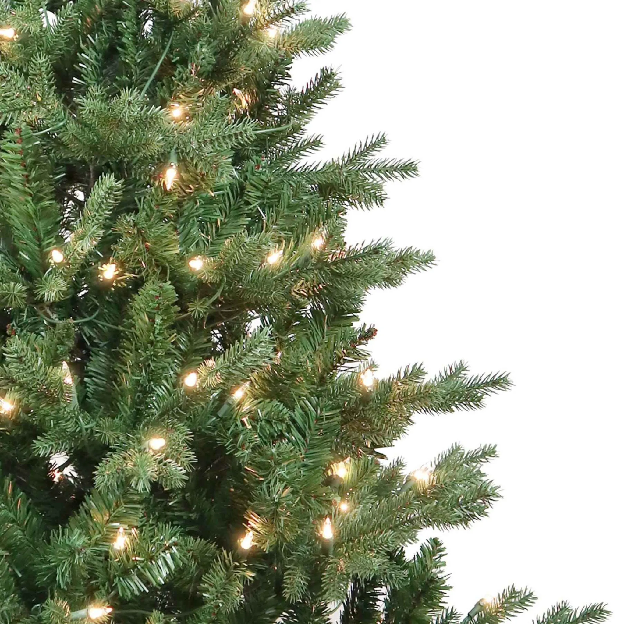 Kurt Adler 4.5-Foot Pre-Lit Clear Incandescent Jackson Pine Tree