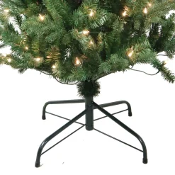 Kurt Adler 4.5-Foot Pre-Lit Clear Incandescent Jackson Pine Tree