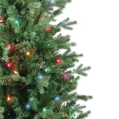Kurt Adler 4.5-Foot Pre-Lit Multi-Color Incandescent Jackson Pine Tree