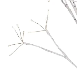 Kurt Adler 4-Foot White Birch Tree With Warm White Led 8 Function Lights