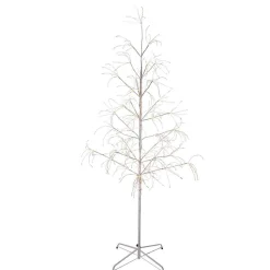 Kurt Adler 6-Foot White Birch Bark With Led Fairy Lights Tree