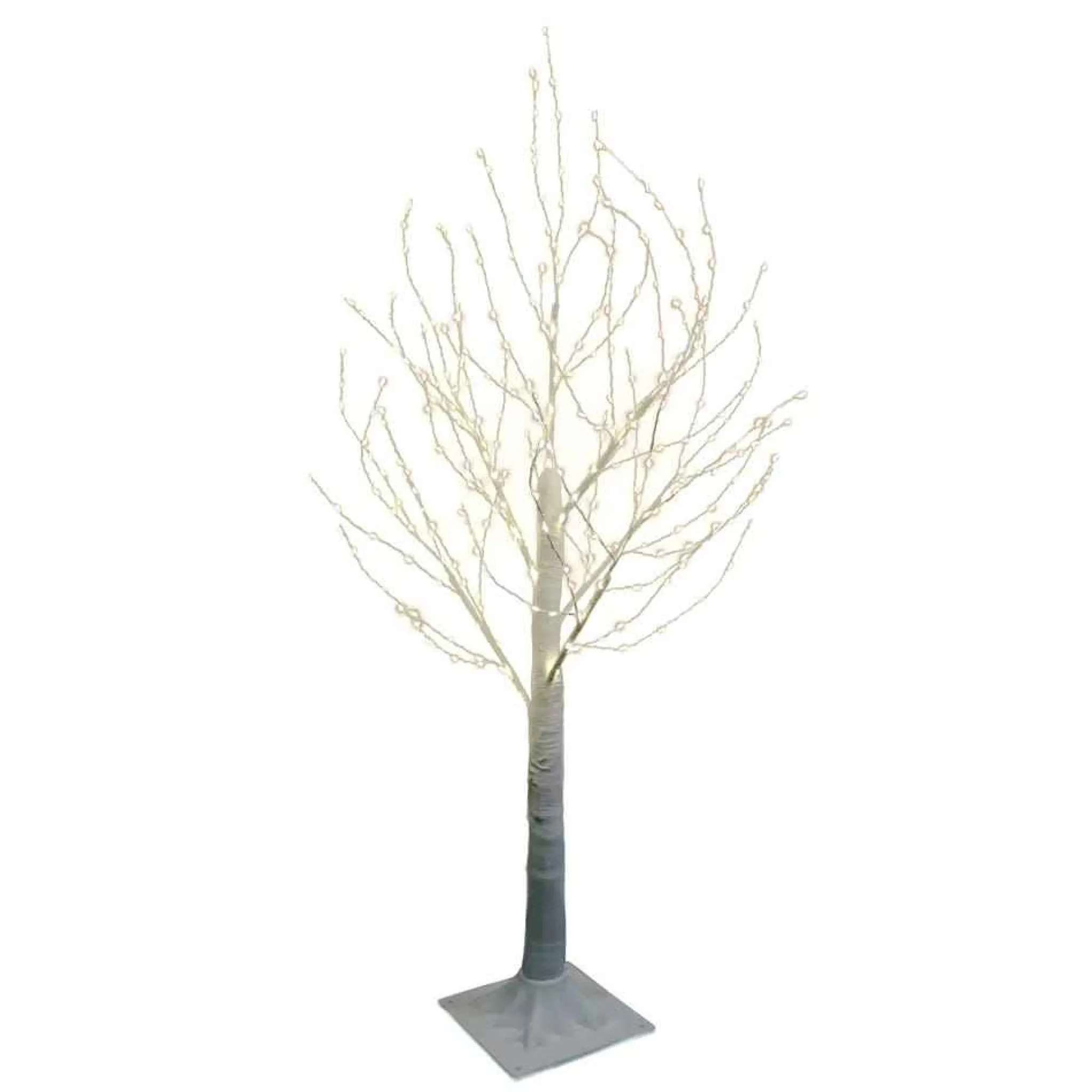 Kurt Adler 3-Foot Winter White Twig Tree And 300-Light Warm White Fairy Led