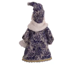 Kurt Adler 18-Inch Blue Santa Holding Oversized