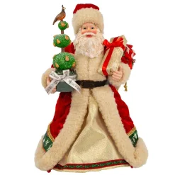 Kurt Adler 10.5-Inch Fabriche Musical 12 Days Of Christmas Santa