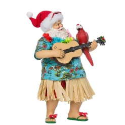 Kurt Adler 11-Inch Fabriche Beach Santa