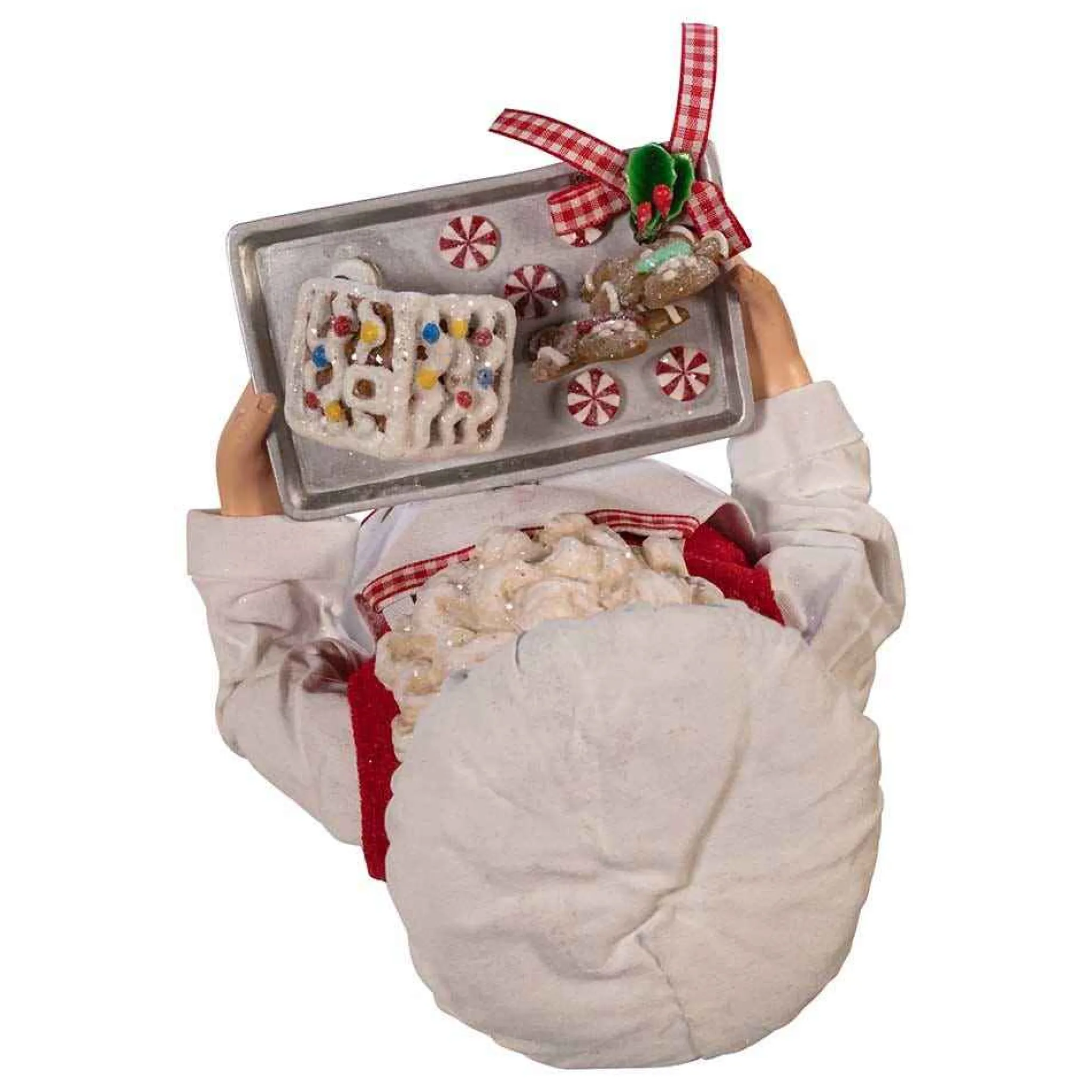 Kurt Adler 11-Inch Fabriche™ Gingerbread Chef Santa