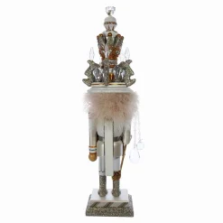 Kurt Adler 19-Inch Hollywood White And Gold King Nutcracker