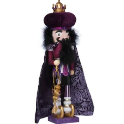 Kurt Adler 18-Inch Hollywood Purple King Nutcracker