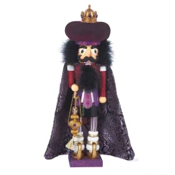 Kurt Adler 18-Inch Hollywood Purple King Nutcracker