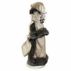 Kurt Adler 18-Inch Hollywood White And Gray Santa Nutcracker