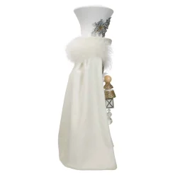 Kurt Adler 18-Inch Hollywood White Snowflake Soldier Battery-Operated Led Nutcracker
