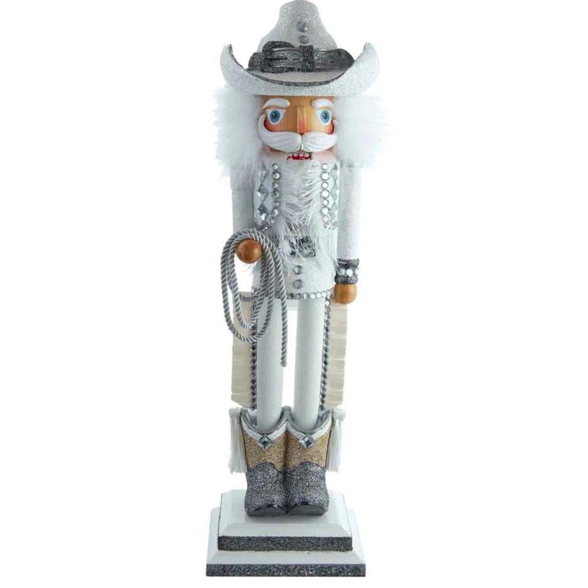 Kurt Adler 19-Inch Hollywood Rhinestone Cowboy Nutcracker