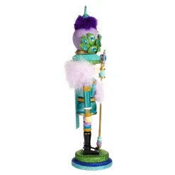 Kurt Adler 17.5-Inch Hollywood™ Peacock Hat Nutcracker
