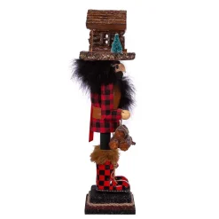 Kurt Adler 18-Inch Hollywood Lodge Nutcracker With Cabin Hat