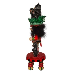 Kurt Adler 18-Inch Hollywood Black Bear Hat Nutcracker