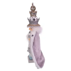 Kurt Adler 18-Inch Hollywood White Fur King Nutcracker