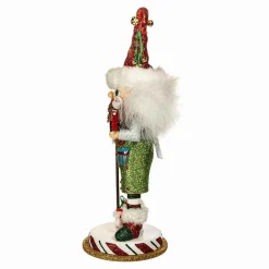 Kurt Adler 15-Inch Hollywood Elf With Hobby Horse Nutcracker
