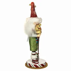 Kurt Adler 15-Inch Hollywood Elf With Hobby Horse Nutcracker