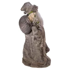 Kurt Adler 18-Inch Kringle Klaus Silver Santa