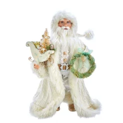 Kurt Adler 18-Inch Kringle Klaus Winter White Santa