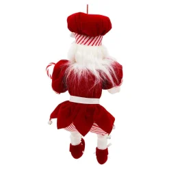 Kurt Adler 17-Inch Kringle Klaus Peppermint Chef Santa