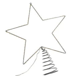 Kurt Adler 17.5-Inch Metal Lighted Led Star Treetop