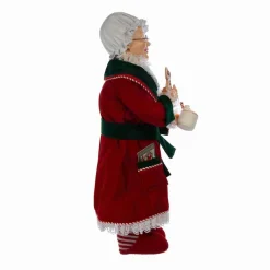 Kurt Adler 17.25-Inch Mrs. Claus With Cookies And Cocoa