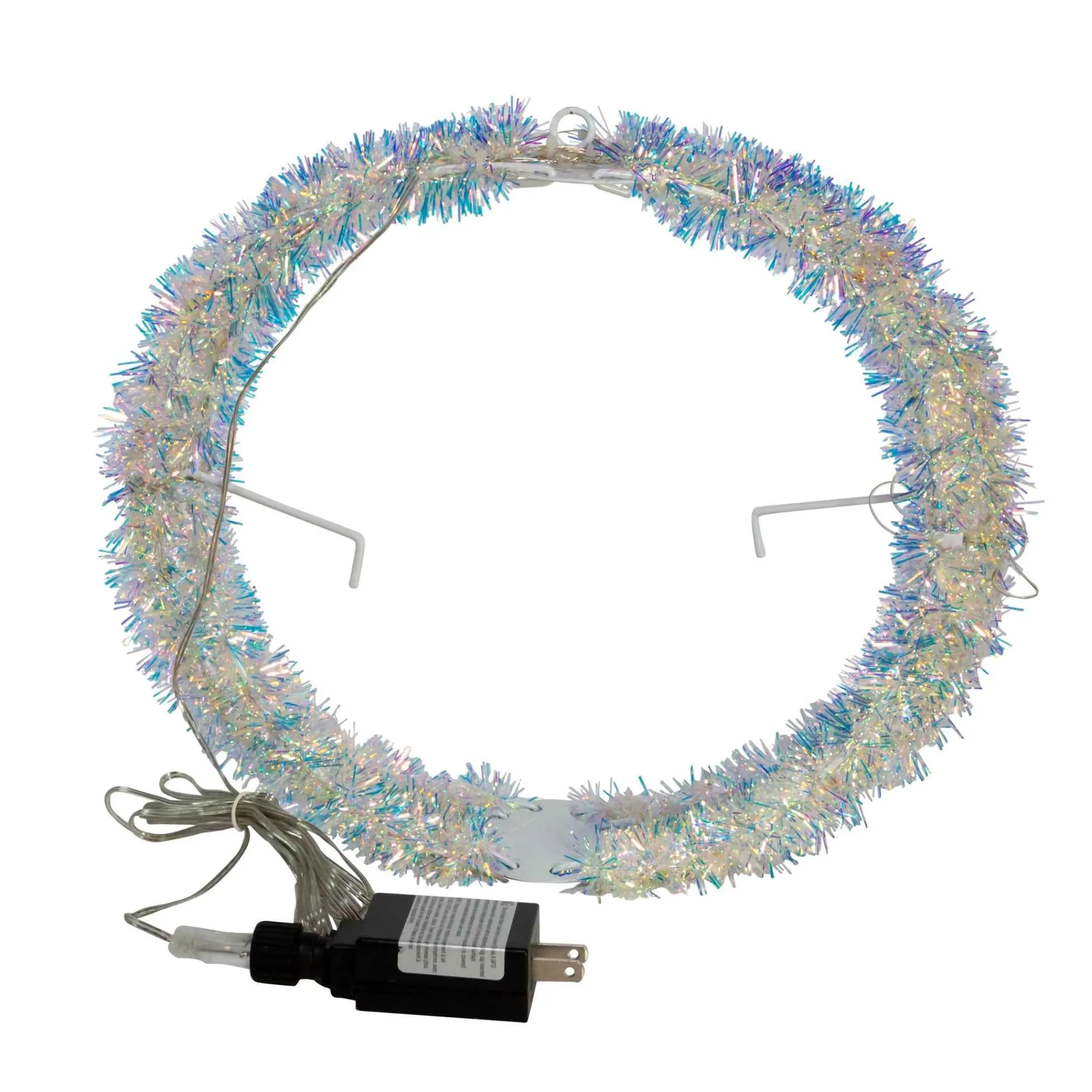 Kurt Adler 12-Inch Multi-Color Led Tinsel Foldable Sphere