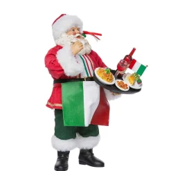 Kurt Adler 10.5-Inch Musical Italian Santa