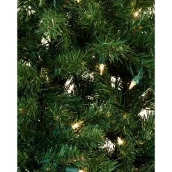 Kurt Adler 48-Inch Pre-Lit Norway Pine Wall Tree