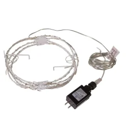 Kurt Adler 8-Inch Rgb Superbright Led Clear Wire Foldable Metal Sphere