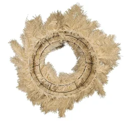 Kurt Adler 30-Inch Unlit Cream Wreath