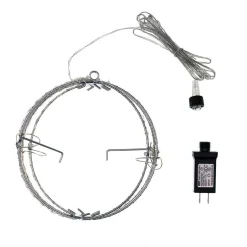 Kurt Adler 12-Inch Warm White Led Foldable Metal Sphere