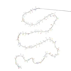 Kurt Adler 300-Light Cluster Garland With Rgb Led Lights
