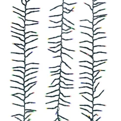 Kurt Adler 480-Light 16-Foot Connectable Multi-Colored Led Cluster Garland