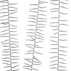 Kurt Adler 1000-Light 32.8-Foot Cool White Led Cluster Garland