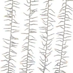Kurt Adler 480-Light 15.7-Foot Multicolored Led Connectable Cluster Garland